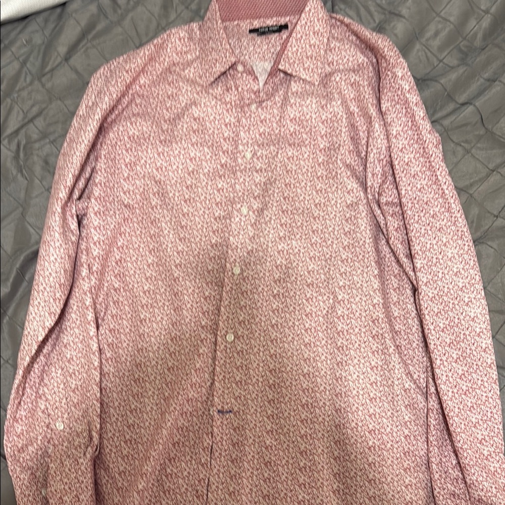 Men's Pink Patterned Shirt